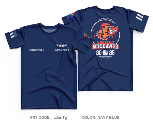 CUSTOM Delta Crew Core Men's SS Performance Tee - LJanTg