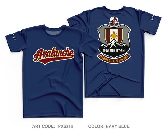 CUSTOM 155th Medical Detachment (PM) Core Men's SS Performance Tee - PXSzsh