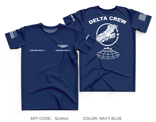 CUSTOM Delta Crew Core Men's SS Performance Tee - QLN4xt