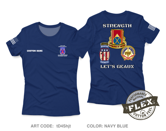 CUSTOM 710 Light Support Battalion Core Women's SS Flex Performance Tee - tD4Shj