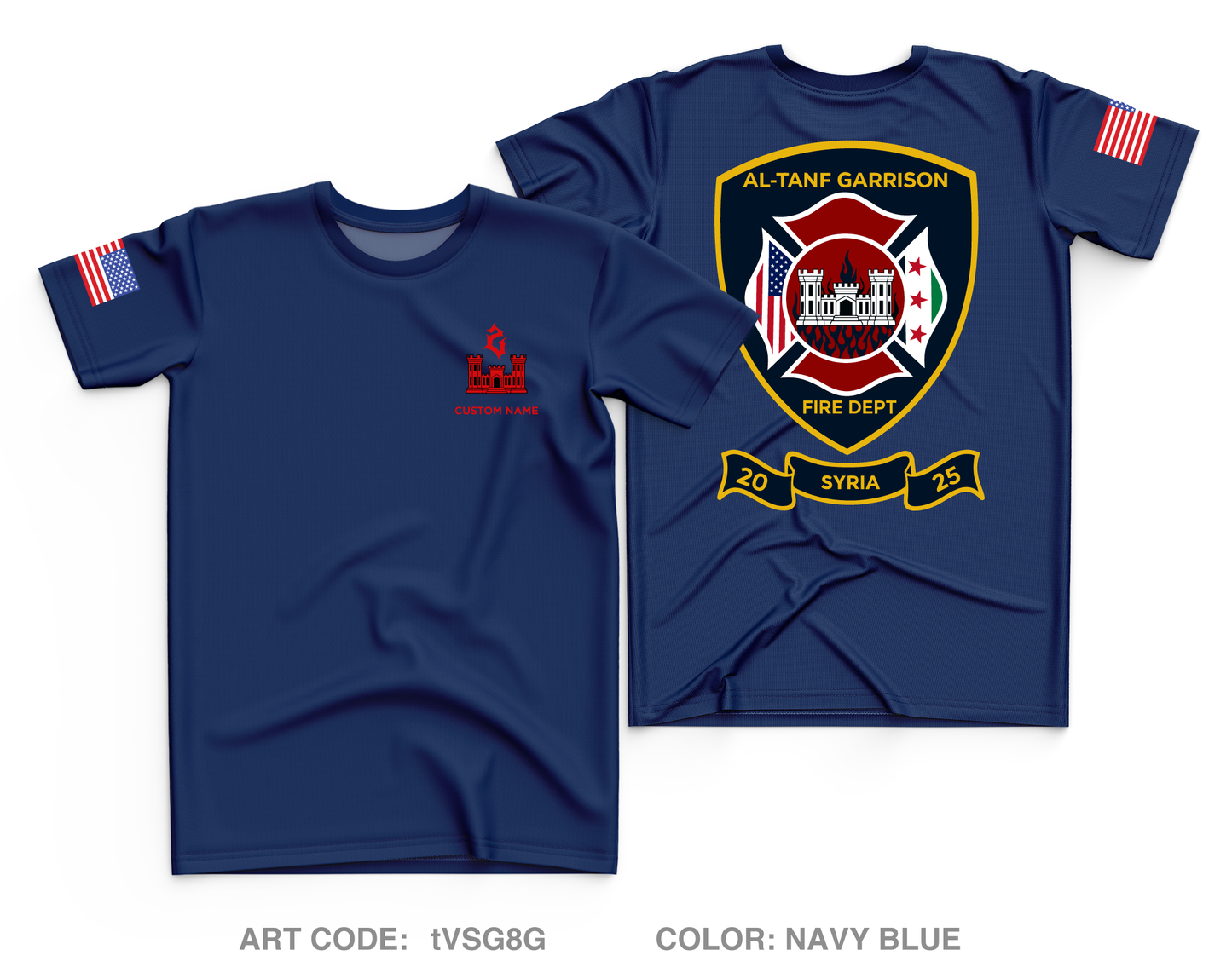 CUSTOM 2nd Platoon 277th ECC Core Men's SS Performance Tee - tVSG8G