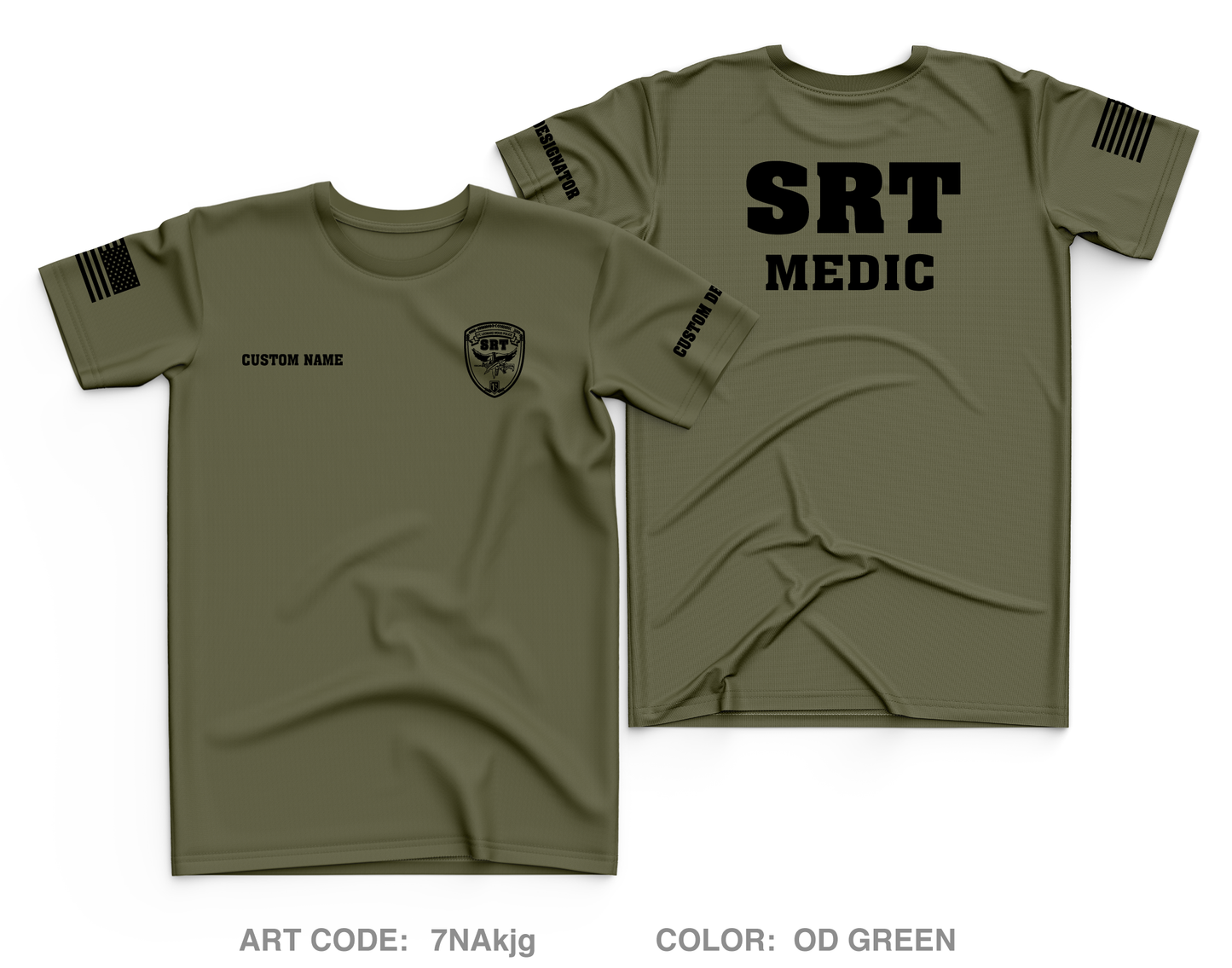 CUSTOM Department Of the army civilian police Core Men's SS Performance Tee - 7NAkjg