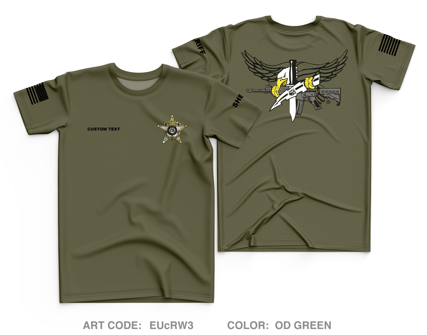 CUSTOM WCSO Core Men's SS Performance Tee - EUcRW3