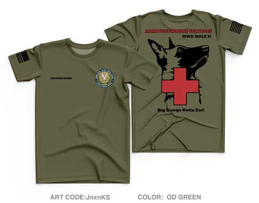 CUSTOM 719th MDVSS Core Men's SS Performance Tee - JnxnKS