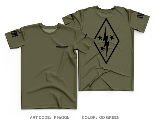 CUSTOM Minuteman Home Services Core Men's SS Performance Tee - R9bQQk