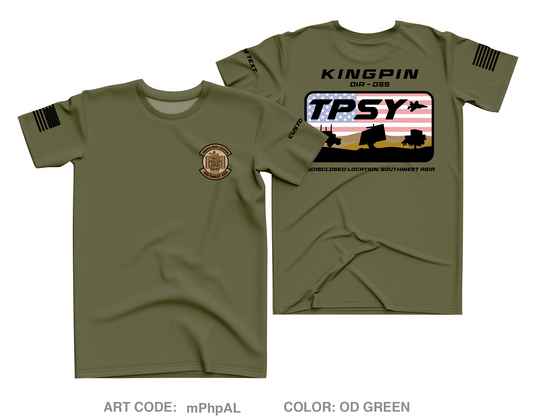 CUSTOM 727 EACS Core Men's SS Performance Tee - mPhpAL