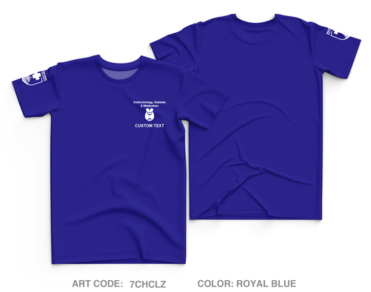 CUSTOM Walter Reed National Military Medical Center Endocrinology Core Men's SS Performance Tee - 7CHCLZ