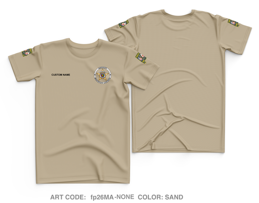 CUSTOM Houston County Sheriffs Department Core Men's SS Performance Tee - fp26MA_NONE