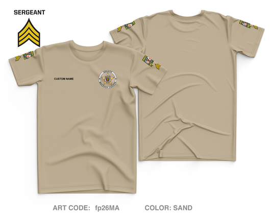 CUSTOM Houston County Sheriffs Department Core Men's SS Performance Tee - fp26MA_SERG