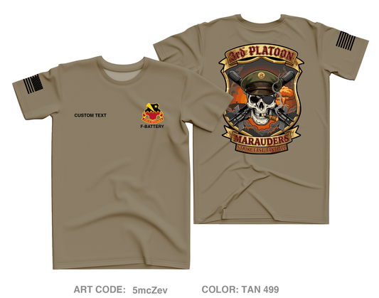 CUSTOM 3rd Platoon MARAUDERS Core Men's SS Performance Tee - 5mcZev