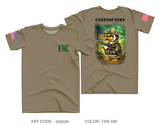 CUSTOM Battle Ducks Core Men's SS Performance Tee - 5tS62R