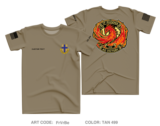 CUSTOM TF-Phoenix Core Men's SS Performance Tee - FrVrBe