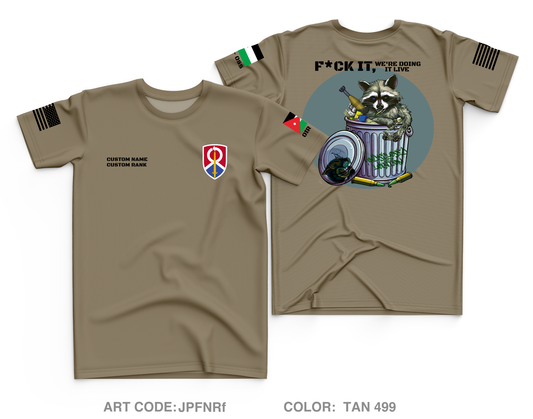 CUSTOM 538th MCT, Trash Pandas Core Men's SS Performance Tee - JPFNRf