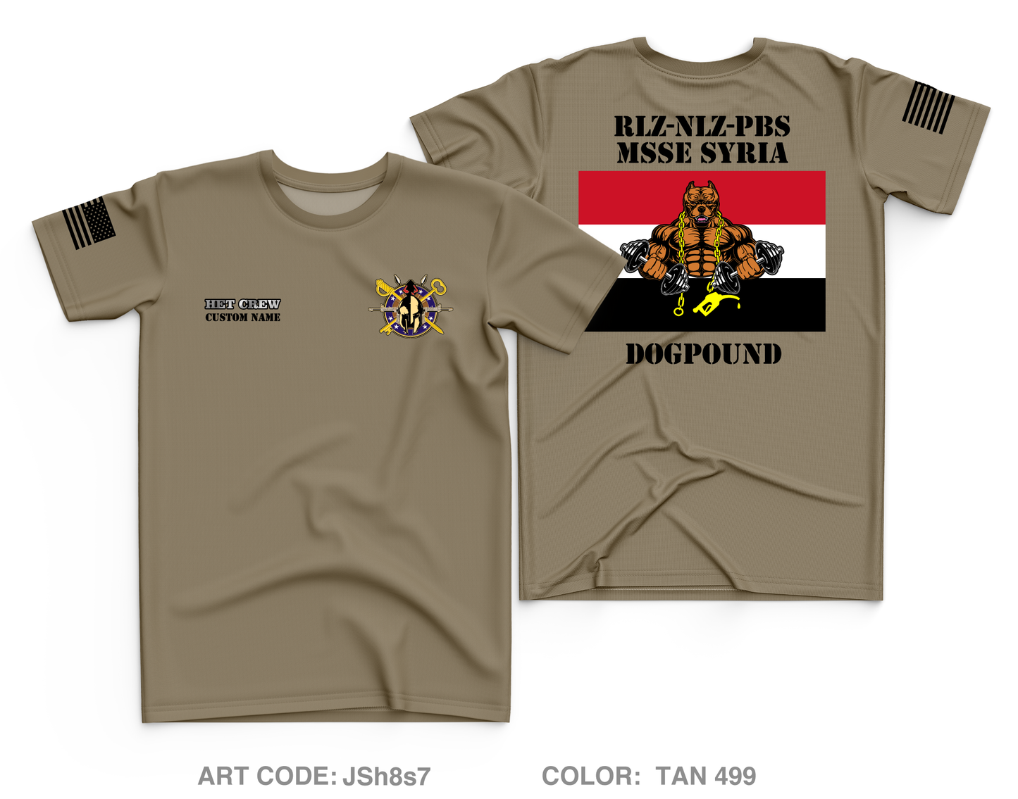 CUSTOM A CO. 68TH DSSB, 4DSB Core Men's SS Performance Tee - JSh8s7