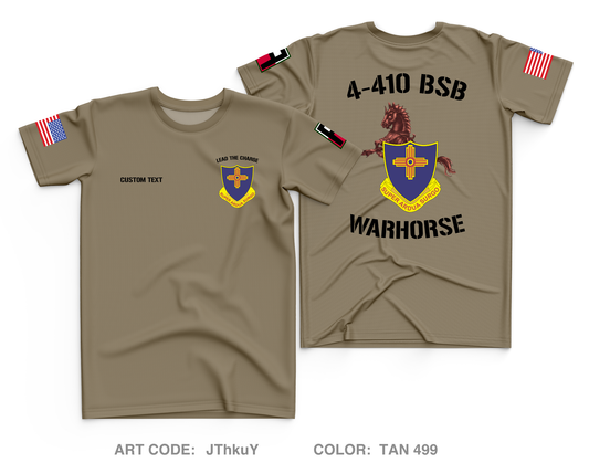 CUSTOM Warhorse 4-410 Core Men's SS Performance Tee - JThkuY
