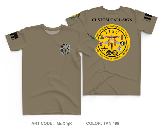 CUSTOM 1 SFG (A) GSB TISC Core Men's SS Performance Tee - dM9GQu