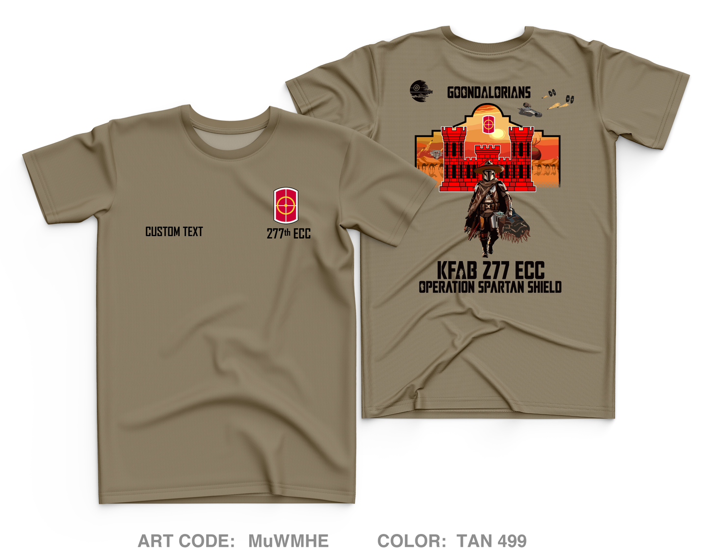 CUSTOM  277th ECC Core Men's SS Performance Tee - MuWMHE