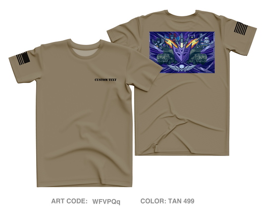 CUSTOM B-Btry 4-133 FAR Core Men's SS Performance Tee - WFVPQq
