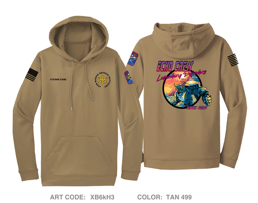CUSTOM Echo Crew, 49th Missile Defense Battalion Hi-Tech Performance Hoodie - XB6kH3