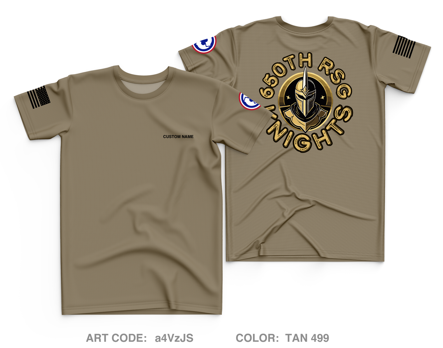 CUSTOM 650 RSG Core Men's SS Performance Tee - a4VzJS