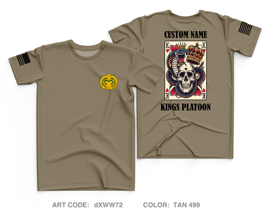 CUSTOM Kings Platoon Charlie Company 305th MI BN Core Men's SS Performance Tee - dXWW72