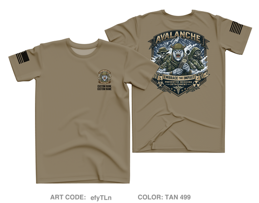 CUSTOM 155th Medical Detachment (PM) Core Men's SS Performance Tee - efyTLn