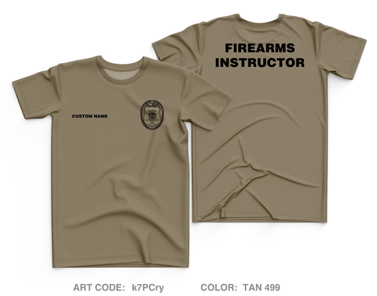 CUSTOM RTD Transit Police Core Men's SS Performance Tee - k7PCry