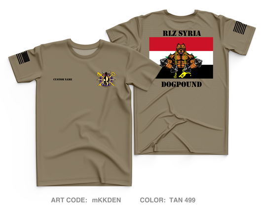 CUSTOM A Co. 68th DSSB, 4DSB Core Men's SS Performance Tee - mKKDEN
