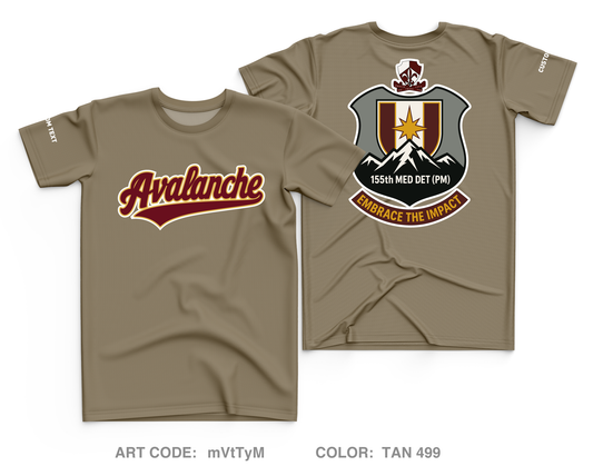 CUSTOM 155th Medical Detachment (PM) Core Men's SS Performance Tee - mVtTyM