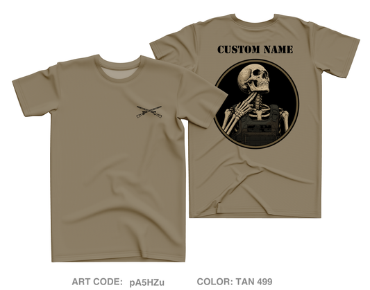 CUSTOM 1st Platoon, Apache Company, 4-6 Inf Core Men's SS Performance Tee - pA5HZu