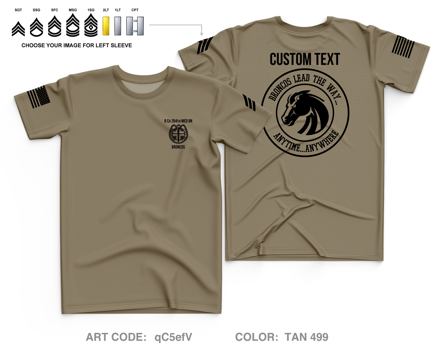 CUSTOM B Co 264th MED BN Store 1 Core Men's SS Performance Tee - qC5efV
