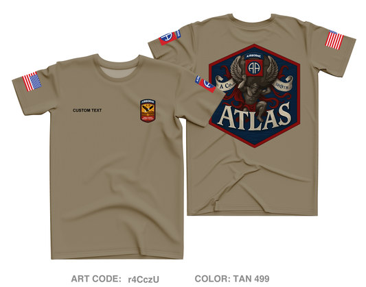 CUSTOM A co 189th DSSB Core Men's SS Performance Tee - r4CczU