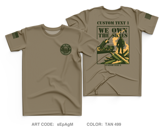 CUSTOM Crew 1 Bezerkers Core Men's SS Performance Tee - sEpAgM