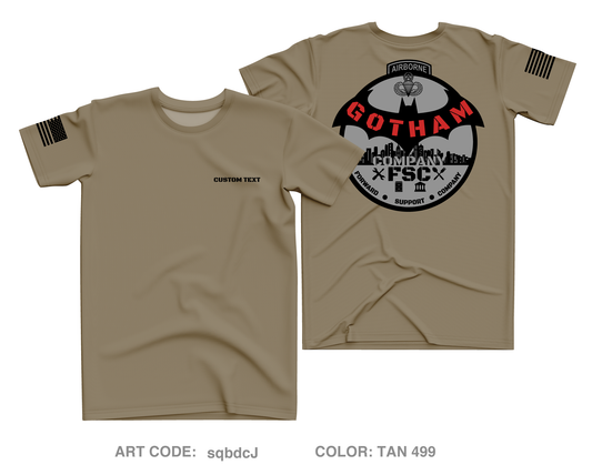 CUSTOM GOTHAM COMPANY Core Men's SS Performance Tee - sqbdcJ