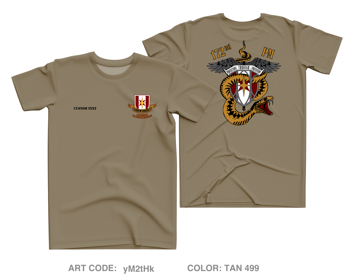 CUSTOM 172nd Medical Detachment (PM) Core Men's SS Performance Tee - yM2tHk