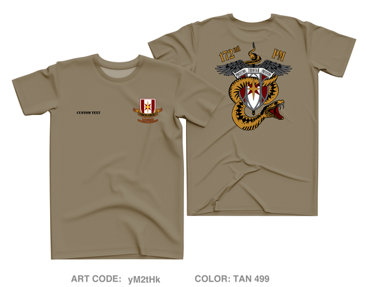 CUSTOM 172nd Medical Detachment (PM) Core Men's SS Performance Tee - yM2tHk