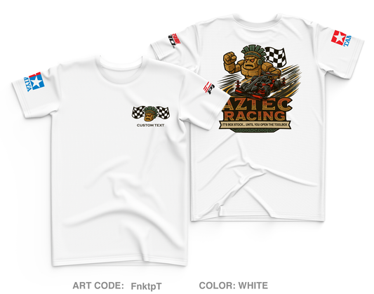 CUSTOM Aztec Racing Core Men's SS Performance Tee - FnktpT