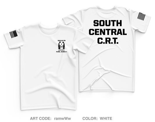 CUSTOM Dallas PD Store 1 Core Men's SS Performance Tee - RAMWWW