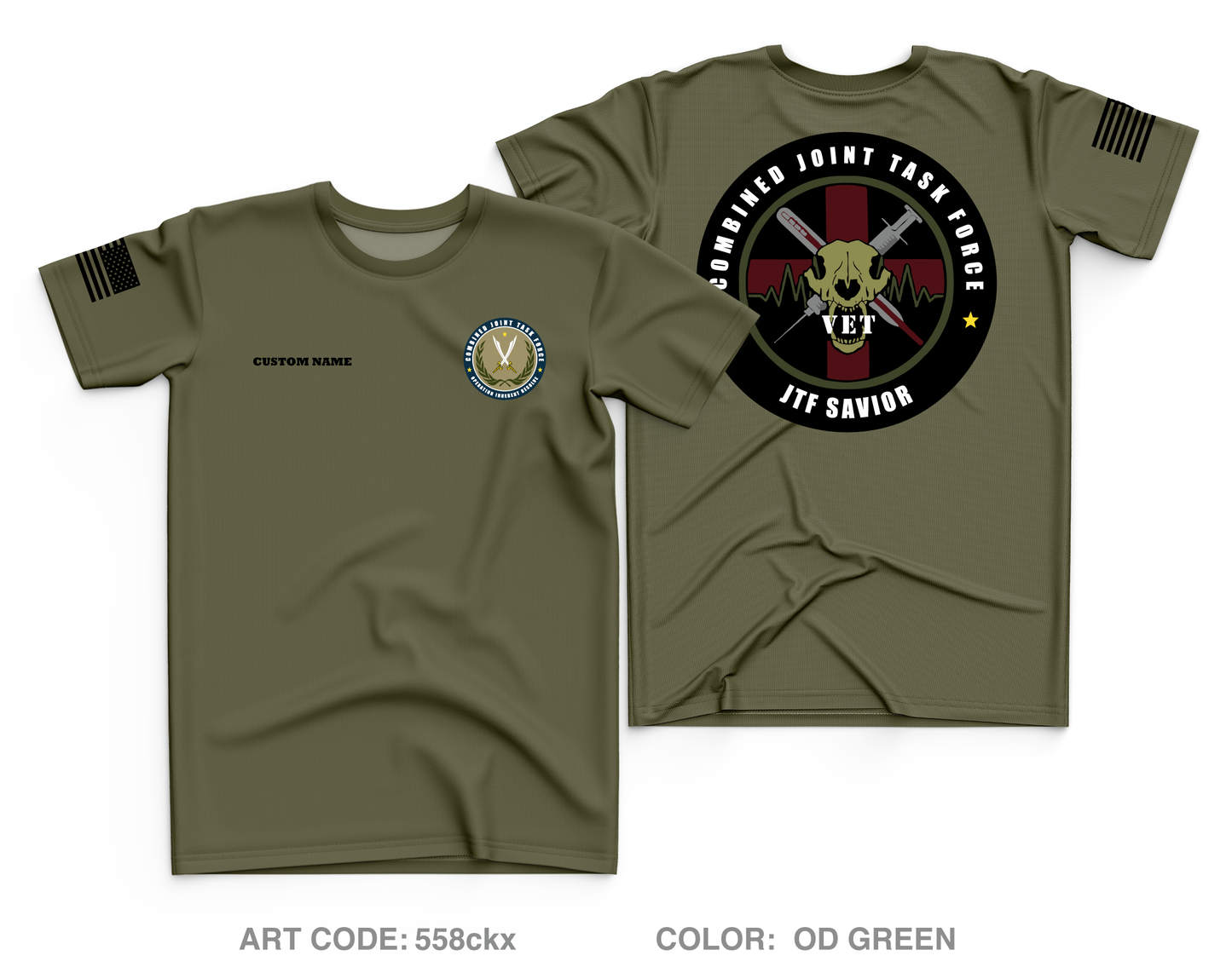 CUSTOM 719th MDVSS Core Men's SS Performance Tee - 558ckx