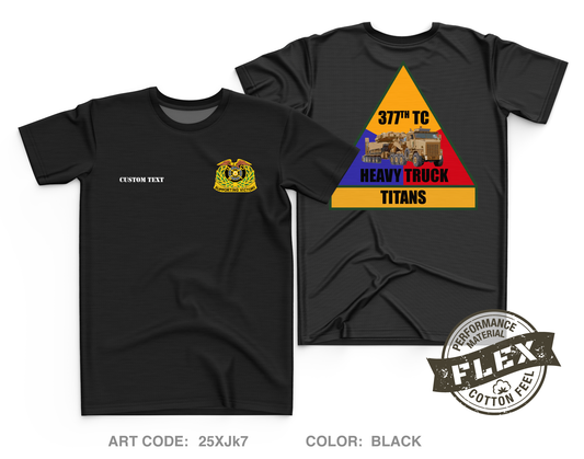 CUSTOM 377 titans Core Men's SS Flex Performance Tee - 25XJk7