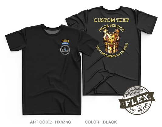 CUSTOM Prior Service Army Integration Course Core Men's SS Flex Performance Tee - HXbZnG