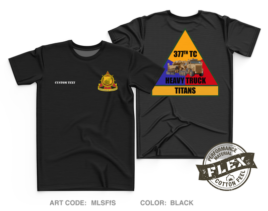 CUSTOM 377 titans Core Men's SS Flex Performance Tee - MLSFfS