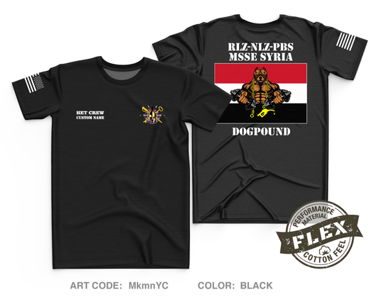 CUSTOM A Co. 68th DSSB, 4DSB Core Men's SS Flex Performance Tee - MkmnYC