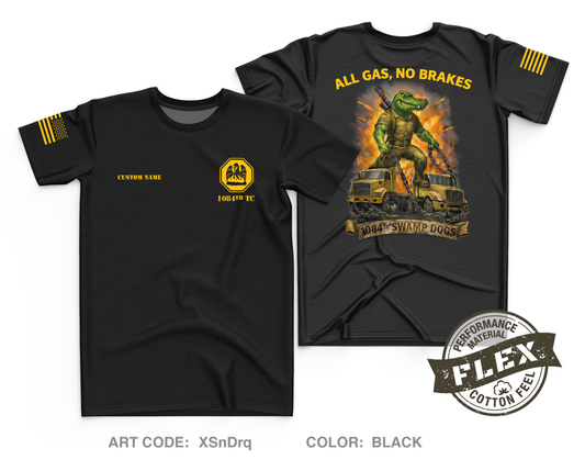 CUSTOM 1084th Transportation Company Core Men's SS Flex Performance Tee - XSnDrq