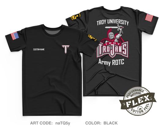 CUSTOM Troy ROTC Core Men's SS Flex Performance Tee - naTQ5y