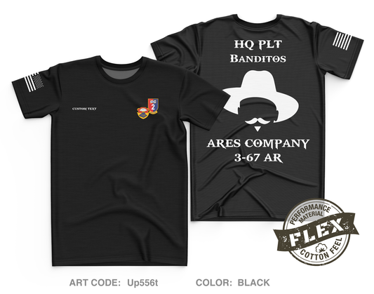 Custom A CO. 3-67 AR Core Men's SS Flex Performance Tee - Up556t