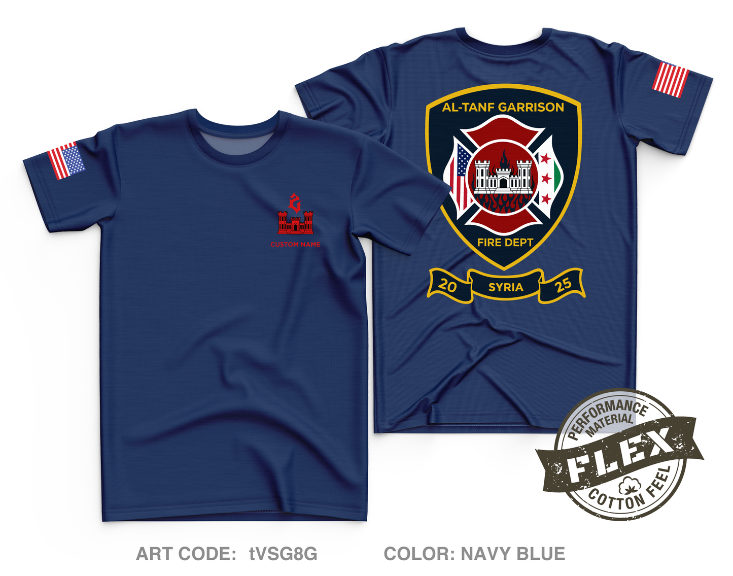 CUSTOM 2nd Platoon 277th ECC Core Men's SS Flex Performance Tee - tVSG8G