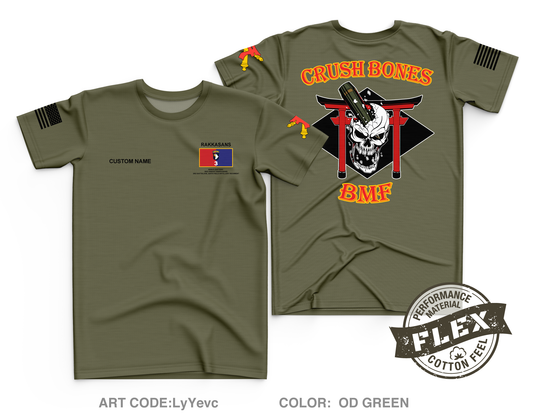 CUSTOM B 3-320FA Core Men's SS Flex Performance Tee - LyYevc