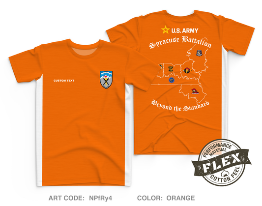 CUSTOM Syracuse Recruiting Battalion Core Men's SS Flex Performance Tee - NPfRy4