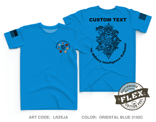CUSTOM 229th Military Intelligence Battalion Core Men's SS Flex Performance Tee - LRZEJA